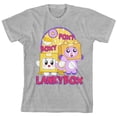 thumbnail image 4 of LankyBox Boxy & Foxy Crew Neck Short Sleeve Athletic Heather Boy's T-shirt-XS, 4 of 5
