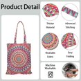 thumbnail image 4 of Sac Fourre-Tout Style Folk – Design Ethnique Mystique, Réutilisable et Pliable, 4 of 4
