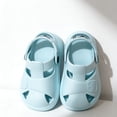 thumbnail image 2 of Gyujnb Unisex Kids' Closed Toe Clogs Sandals Adjustable Strap Breathable Water Shoes for Beach & Pool, Closed Toe Flat Heel,4-5 Years, 2 of 5