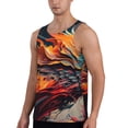thumbnail image 2 of KLL Dynamic Fire Bird Art Print Men's Muscle Gym Workout Stringer Tank Tops Bodybuilding Fitness T-Shirts Tank Tops Men-3X-Large, 2 of 7