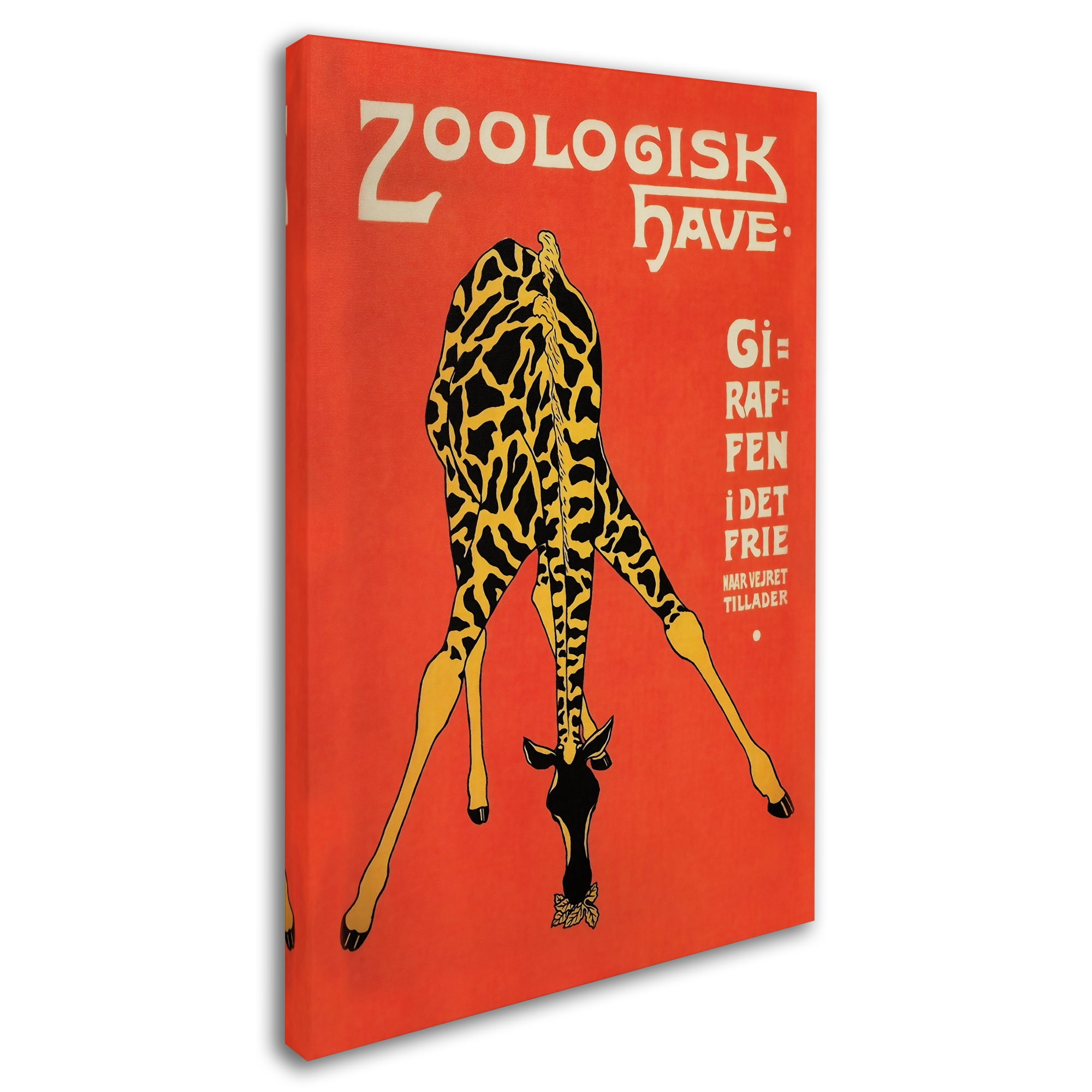 Trademark Fine Art 'Copenhagen Zoo' Canvas Art by Vintage Lavoie