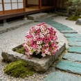 thumbnail image 6 of Kbndieu Pink Artificial Flowers for Outdoors with Ground Spike, UV Resistant Fake Greenery Shrubs, Summer Faux Floral Plants Bushes for Home Garden Yard Patio Decor, 6 of 6