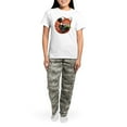 thumbnail image 4 of CafePress - Red Panda Women's Light Pajamas - Women's Short Sleeve Print T-Shirt and Pants Light Cotton Pajama Set, 4 of 7