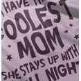 thumbnail image 5 of Funny Cool Moms Stay Up All Night Romper Boys or Girls Infant Baby Brisco Brands 6M, 5 of 7