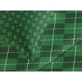 thumbnail image 4 of Ambesonne Irish Quilted Bedspread Set 3 Pcs, Vintage Argyle Tartan, King Size, Green Dark Green White, 4 of 5