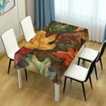 thumbnail image 4 of Yayeee Tablecloths 54" x 72" Rectangle Wrinkle Resistant Party Table Cover, Colorful Autumn Leaves, 4 of 8
