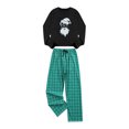thumbnail image 3 of Kmbangi Christmas Parent-child Nightwear, Tops and Plaid Printed Pattern Pants, 3 of 10