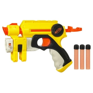 Nerf Zombie Strike トイガン オレンジ/イエロー Nerf Zombie Strike Doublestrike Blaster - Walmart.com