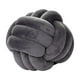 thumbnail image 1 of almohada de bola de nudo,almohada de bola de nudo suave almohada de tiro redonda de terciopelo,Cojín Decoración del hogar Almohada de felpa decorativa,Cojín anudado para cama Tejido a Gris, 1 of 9