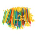 thumbnail image 2 of Bloques de construcción de paja Sunnimix juguetes coloridos de enclavamiento 500 piezas Conectores de pajitas, 2 of 8