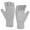 Gray, variant on FZ FANTASTIC ZONE Winter Fingerless Gloves for Women Men, Chenille Warm Knit Typing Working Texting Half Finger Gloves with Anti-Slip Leather Gifts