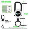thumbnail image 1 of New Upgraded Badge Holder Telescopic Aluminum Alloy Body With Magnet Keychain Retractable Hook Tool Chain Key Holder Tactical Wire Rope Magnet, 1 of 6