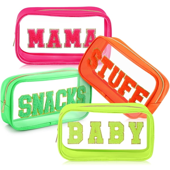Neceser SilTriangle para mamá y bebé, 4 unidades con cierre