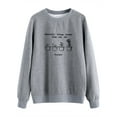 thumbnail image 3 of TWZH Women Beautiful Things Happen When You Are Patient Print Sweatshirts Tops, 3 of 6