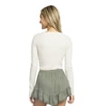 thumbnail image 4 of Mills by Millie Bobby Brown Women's Rib Crew Cardigan, Sizes XXS- XXL, 4 of 7