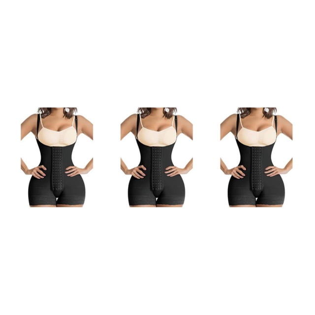 Sonducket Entrenador de cintura de nailon con hebilla de 4 filas para modelar el vientre, corsé para quemar grasa femenina, ropa interior Type1 NO1