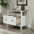 thumbnail image 3 of Sauder August Hill Open Shelf Lateral File Cabinet, Finish, Each, Soft White, 3 of 15