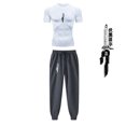 thumbnail image 1 of Anime Jujutsu Kaisen Compression Set Performance GYM Set Men‘s Athletic Workout Quick Dry Shirts+Sweatpants Unisex Sportwear, 1 of 7