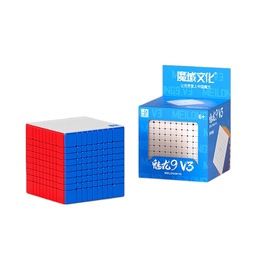 MoYu Meilong 9X9 V3 Magic Cube Stickerless Speed  Cube Puzzle Brain Teaser Toys