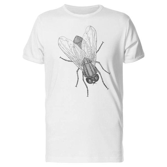 Realistic Sketch Of Fly Tee Men's -Image by Shutterstock