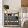 thumbnail image 4 of 4-Tier 16 Cube Shoe Cubby Rack Organizer, Gray, 4 of 6