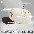 thumbnail image 3 of TEXAS Backwards Hat – Funny Embroidered Trucker Cap, Bold Western Style for Texans with a Sense of Humor, Casual Southern Statement Hat, 3 of 5