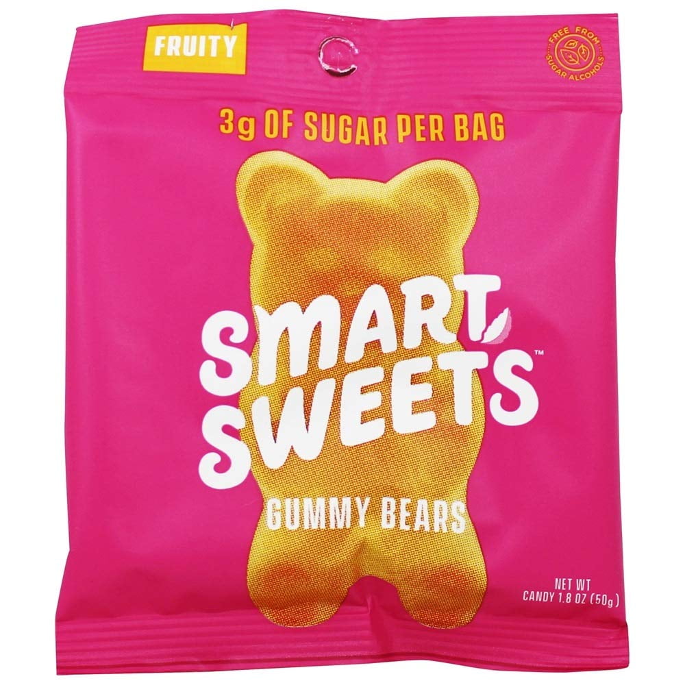 Smart Sweets Fruity Gummy Bears, 1.8 oz - Keto-Friendly!