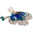 thumbnail image 4 of Butterfly Rhinestone Brooch Pin for Decoration with Premium Alloy Material Multi Color Fits Clothes, 4 of 7