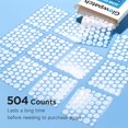 thumbnail image 2 of Pimple Patches for Face (504 Count), FSA Eligible Acne Patch Bulk, Zit Stickers 4 Sizes, Hydrocolloid Spot Stickers, Clear Acne Dots for Covering Zits, Blemishes and Breakouts, 2 of 9