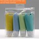 thumbnail image 4 of 90ml Silicone Travel Bottle Conical Cosmetic Storage Refillable Lotion Bottle Shower Gel Shampoo Empty Container turmeric, 4 of 4