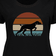 thumbnail image 4 of Inktastic Hunting Dog Retro Sunset Women's Plus Size T-Shirt, 4 of 5