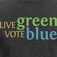 thumbnail image 3 of CafePress - Live Green Vote Blue Women's Long Sleeve T (Dark) - Women's Long Sleeve Graphic Tee Casual Fit, 3 of 4