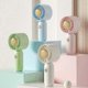thumbnail image 2 of 2025 Hand Holds Small Fan Portable Mini Pocket Fan Green Spray Plating Version, 2 of 4