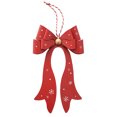 thumbnail image 2 of Christmas Decorations, Metal Bow Christmas Ornament, Vintage Christmas Decor, Christmas Bow, for Xmas Tree, Home, Party, Holiday Christmas Decorations, 2 of 6