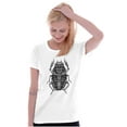 thumbnail image 3 of Ancient Egyptian Scarab Beetle Womens Fitted Plus Size Graphic Tee Brisco Brands 3X, 3 of 5