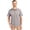 Elemental Grey Heather, variant on Cutter & Buck BCK01303 Forge Eco Heather Stripe Stretch Recycled Mens Big & Tall Polo-Atlas Heather-4XT