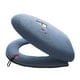 thumbnail image 1 of Wosthever Elegante funda para asiento de inodoro, fácil de instalar, cálida y cómoda para invierno, fácil de limpiar Juegos de accesorios de baño azul oscuro, 1 of 6
