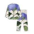 thumbnail image 2 of Bingfone Men'S Pajama Set 2 Piece Loungewear Pjs, Long Sleeve With Pajama Pants-Vintage Flower, 2 of 9