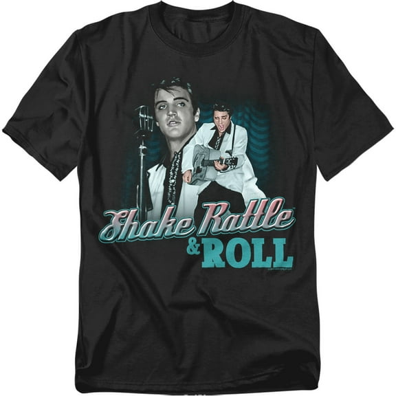 Elvis Presley T-Shirt Shake Rattle & Roll Unisex Graphic Tee For Men & Women