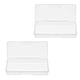 thumbnail image 1 of Caja de herramientas de manicura transparente, caja de almacenamiento personal de uñas para organizar, caja de herramientas de uñas de plástico para kit de manicura y pedicura Ormromra CPB-DE-LYY357-1, 1 of 5