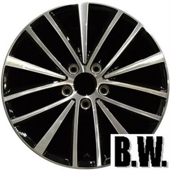 17in Wheel for VW JETTA 2015-2016 BLACK Reconditioned Alloy Rim