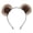 B, variant on Cartoon Bear Hair Band Cute Design Soft and Comfortable Versatile Bulk Purchase Option