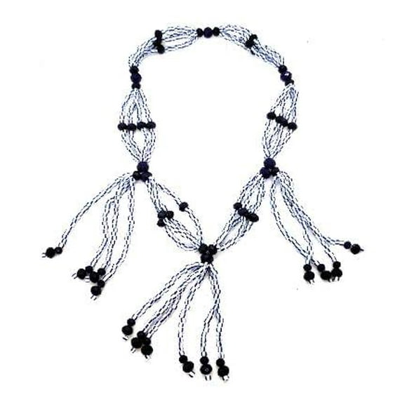 worldmartshopping San Lazaro, Babalu Aye Mazo (Sencillo para el Carro) - White with Blue Stripe