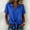 A232 Blue, variant on Womens Linen Blouses V Neck Short Sleeve Tie Knot Front Lightweight Button Down Shirt Casual Elegant Summer Work Loose Fit Tunic Breathable Basic Daily Wear Tops