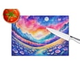 thumbnail image 4 of Carolines Treasures DAC1452LCB 15 x 12 in. Periwinkles in Color Glass Cutting Board - Large, 4 of 5