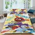 thumbnail image 2 of Bebés Muppet Conjunto de sábanas temático, trío de piezas, cómodo y amigable con la piel, diseño único, regalo de decoración para el hogar para familiares, amigos y fans, 90 cm * 190 cm, 2 of 6