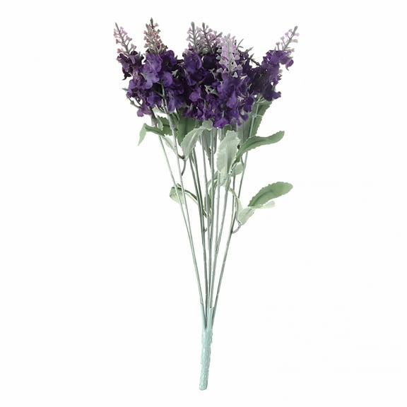ZULAR Outdoor Decor,Flower Artificial Flowers Flower Silk Flowers,Fragrance-Free Lavender Bundles for Bedroom Calming Décor,Rustic Wedding Favors,Dried Flower-Inspired Displays Purple