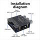 thumbnail image 2 of -302T Módulo Amplificador de Potencia Digital Bluetooth 2.0 Estéreo de Doble Canal 30W+30W con Tonos Altos y Bajos, 2 of 5
