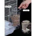 thumbnail image 4 of Comedero automático para pájaros, comederos para jaulas de pájaros, accesorios para jaulas para periquitos, canarios, cacatúas, pinzones, 1 pieza, 4 of 4