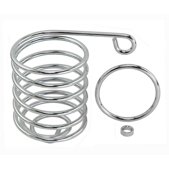 Chrome Round Baseball Bat Holder for Bike, bicycle, lowrider, cruiser, trike.